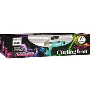 J2 HairTool Ceramic Curling Iron - Blue and Black